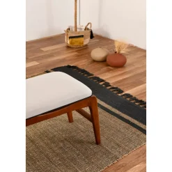 Touch sittbänk - Valnöt/cream