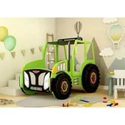 Traktor barnsäng - Blå eller Grön