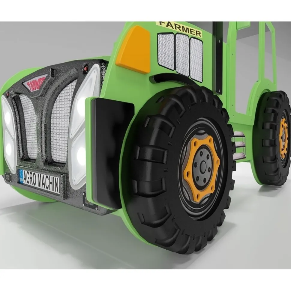 Traktor barnsäng - Blå eller Grön