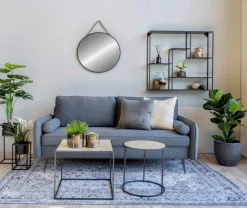 Trapani Spegel - Svart - Ø60 + Glas och Kristallrengöring