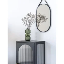 Trapani spegel - Svart + Karta med möbeltassar på köpet!