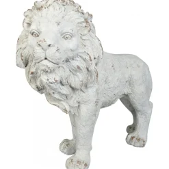 Trädgårdskonst Staty stående lejon XL - 90x76 cm