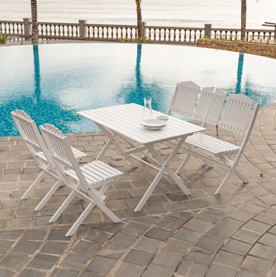 Trädgårdssoffa Vit - Haväng