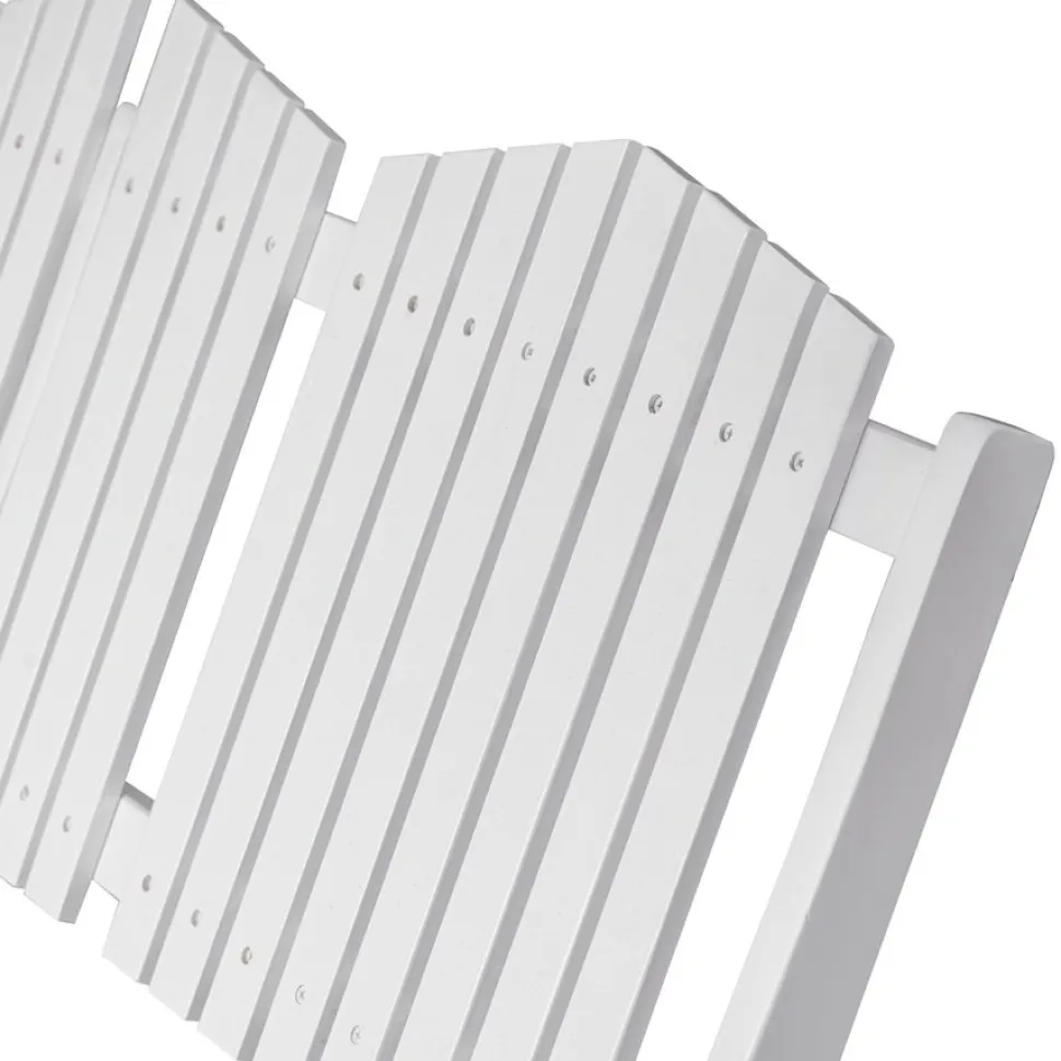 Trädgårdssoffa Vit - Haväng + Textilskydd för utemöbler