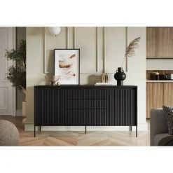 Trend skänk B166 cm - Svart