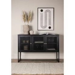 Trerike skänk - Svart