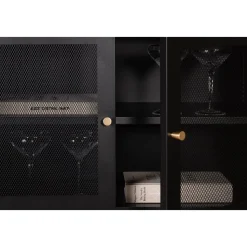 Trerike skänk - Svart