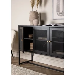 Trerike skänk - Svart