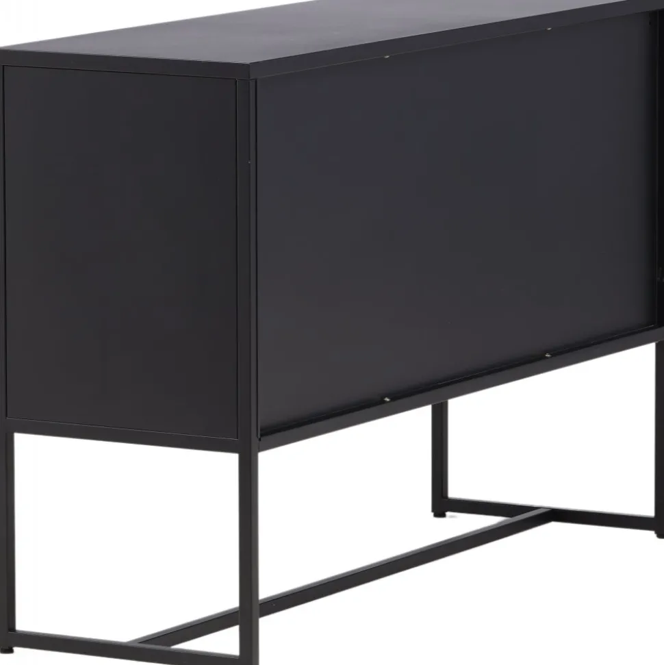 Trerike skänk - Svart + Möbeltassar