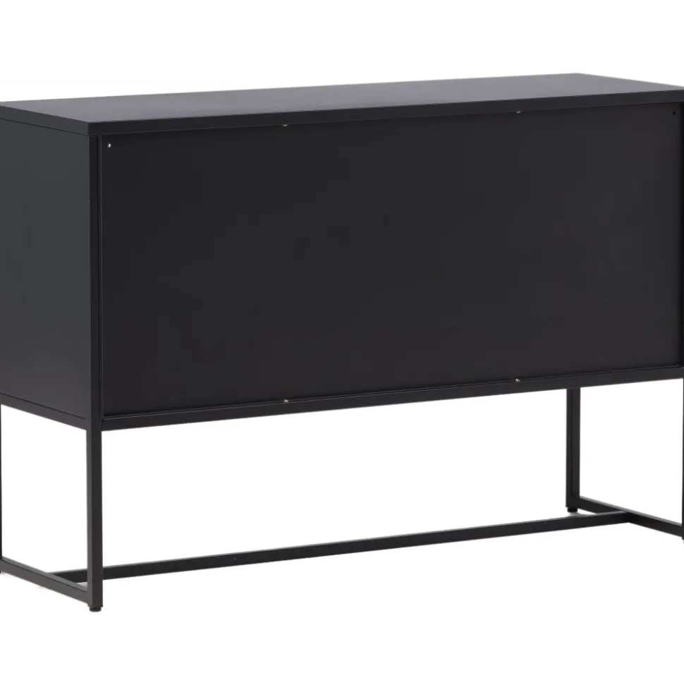 Trerike skänk - Svart + Möbeltassar