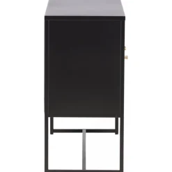 Trerike skänk - Svart + Möbeltassar