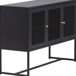 Trerike skänk - Svart + Möbeltassar