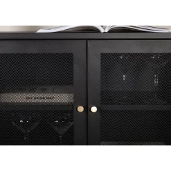 Trerike skänk - Svart + Möbeltassar