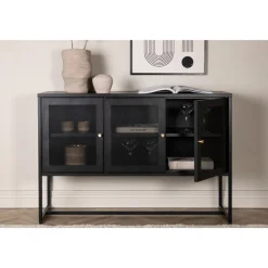 Trerike skänk - Svart + Textilrengöring för möbler