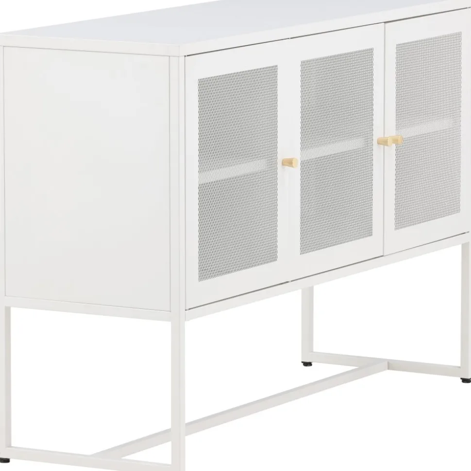 Trerike skänk - Vit