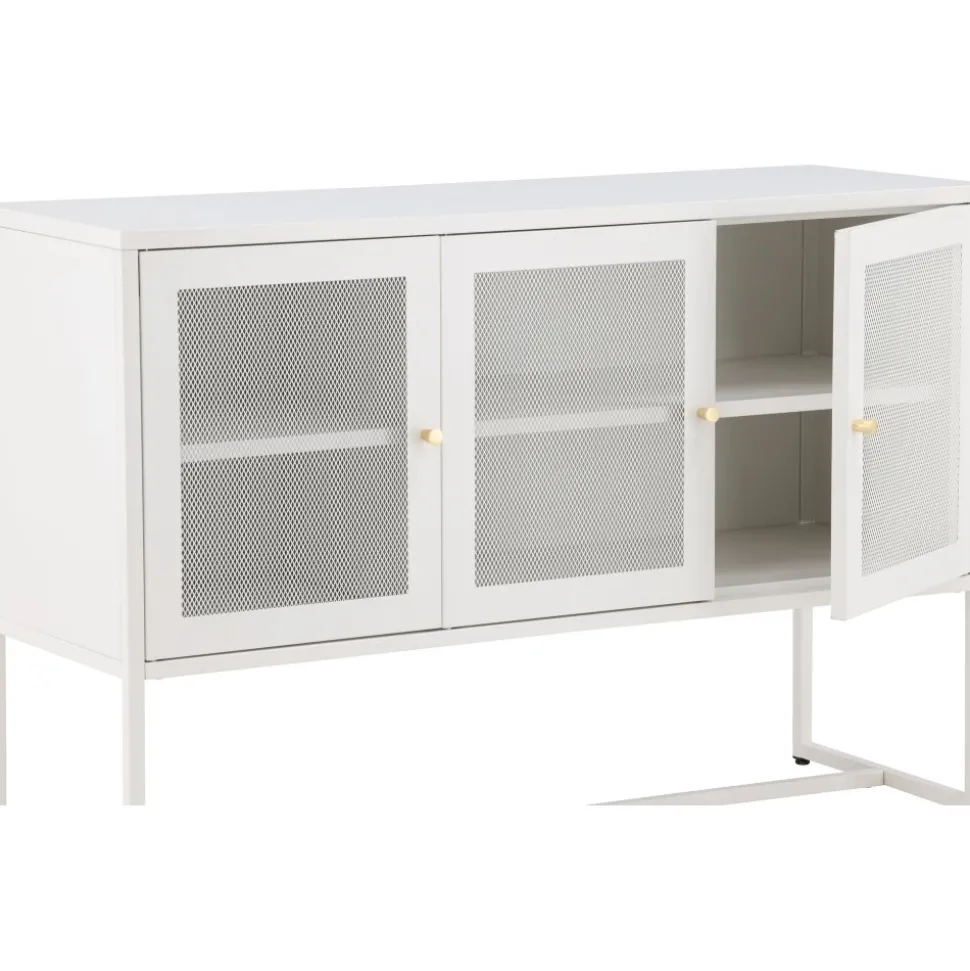 Trerike skänk - Vit