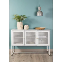 Trerike skänk - Vit