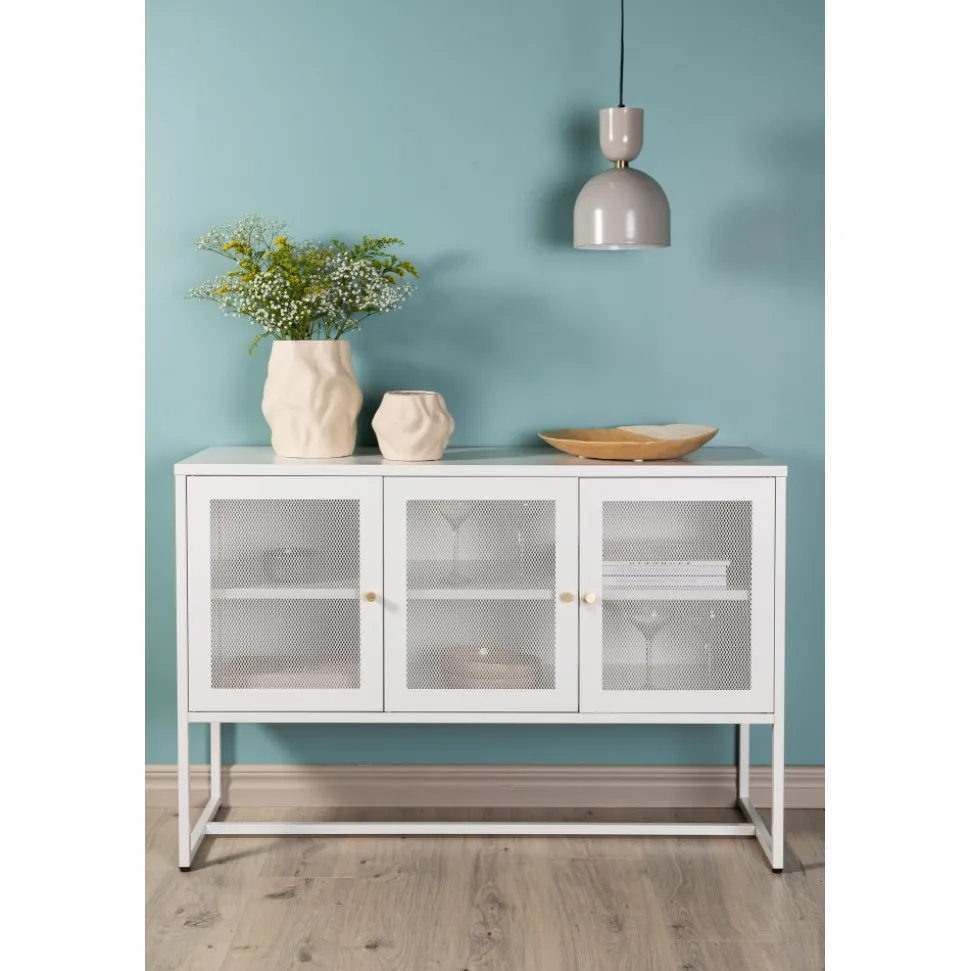 Trerike skänk - Vit