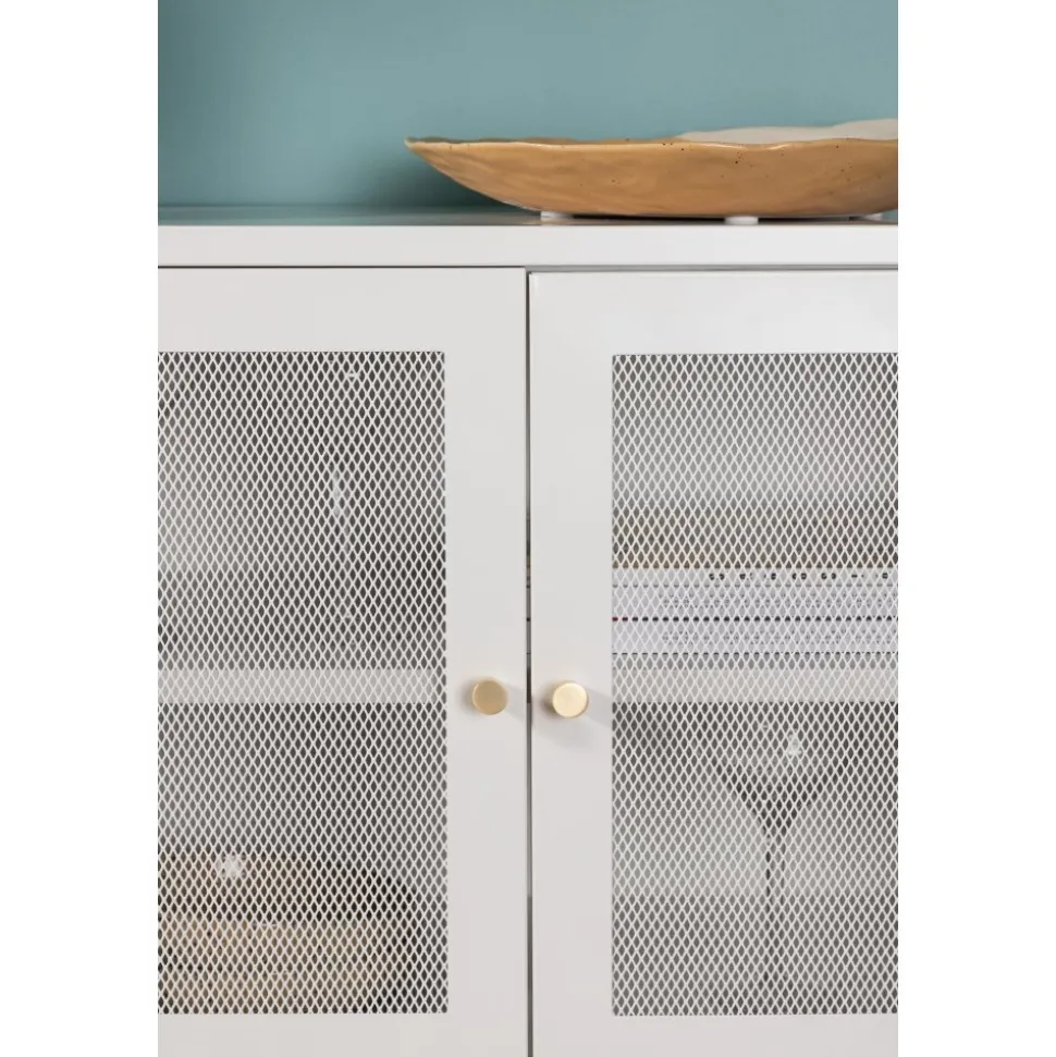 Trerike skänk - Vit