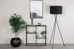 Träne konsolbord 80 x 26 cm - Svart