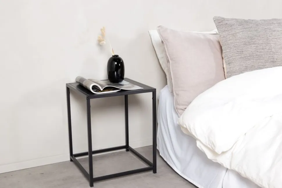 Träne sidobord - Svart