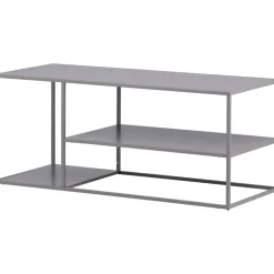 Träne soffbord 120 x 50 cm - Ljusgrå