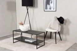 Träne soffbord 101,6 x 43,2 cm - Svart