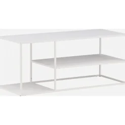 Träne soffbord 120 x 50 cm - Vit