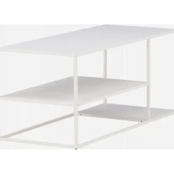 Träne soffbord 120 x 50 cm - Vit