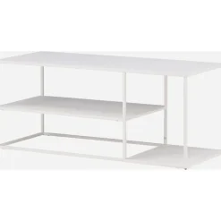 Träne soffbord 120 x 50 cm - Vit