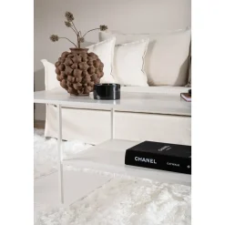 Träne soffbord 120 x 50 cm - Vit