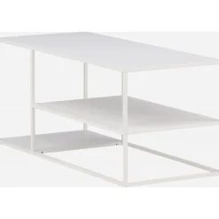 Träne soffbord 120 x 50 cm - Vit