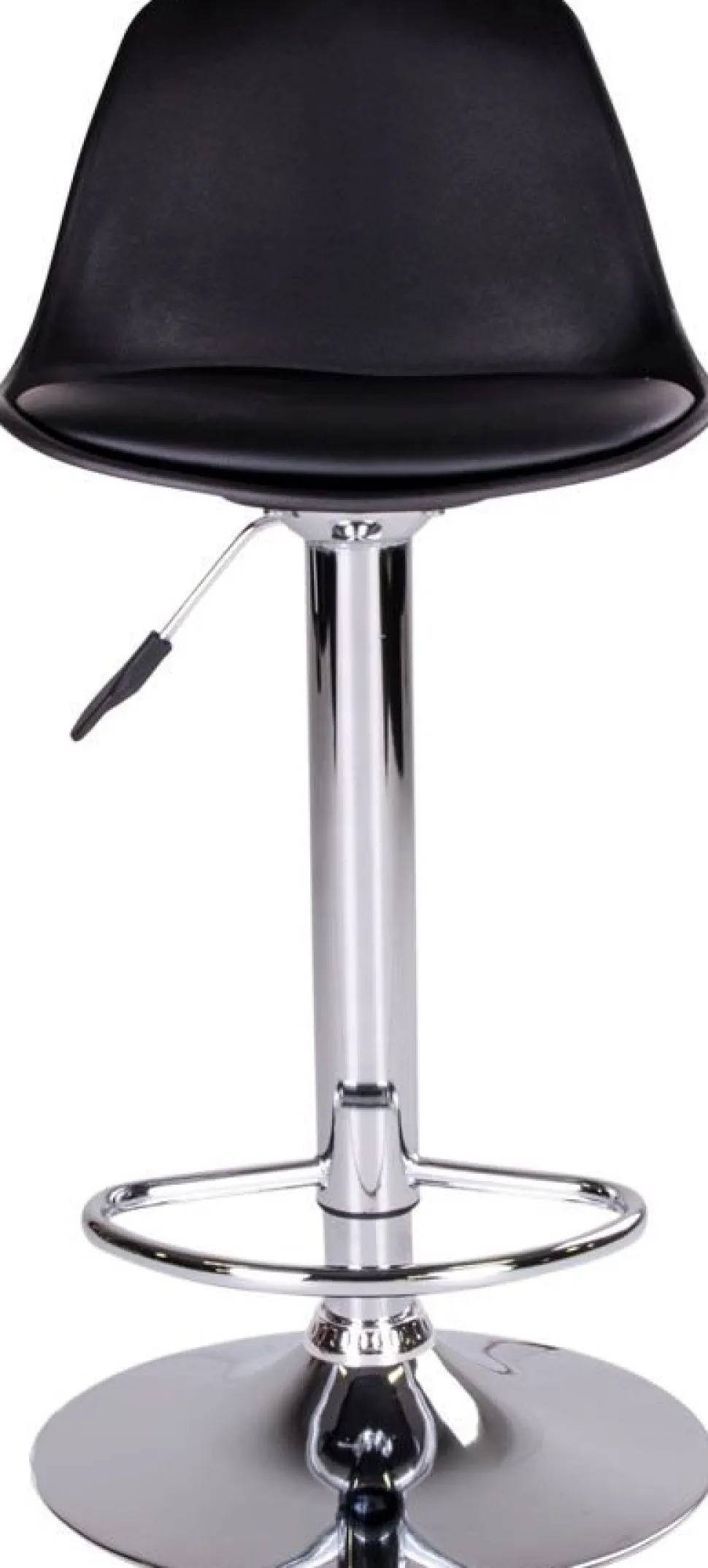 Trondheim Barstol - Svart/krom