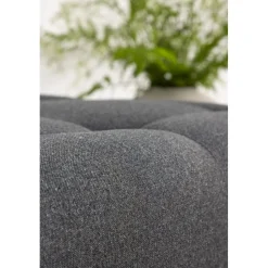 Turin sittpuff - Mörkgrå