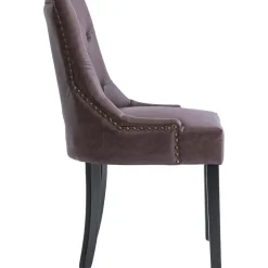 Tuva Eastport matstol med nitar - Vintage PU + Möbeltassar