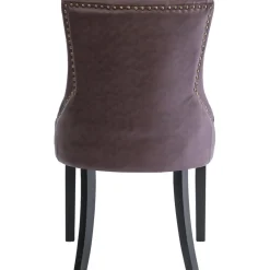 Tuva Eastport matstol med nitar - Vintage PU + Möbeltassar