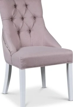 Tuva EUR Matstol - Rosa / Vit + Fläckborttagare för möbler