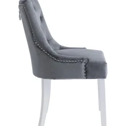 Tuva Stol i grå sammet