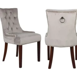 Tuva stol med handtag i ryggen - Gråbeige + Fläckborttagare för möbler