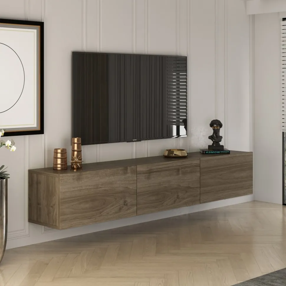 TV-bänk 150 cm i valnöt - West