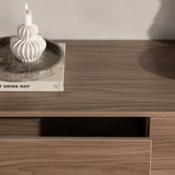 Tv-bänk i valnöt 160 cm - Fredslund