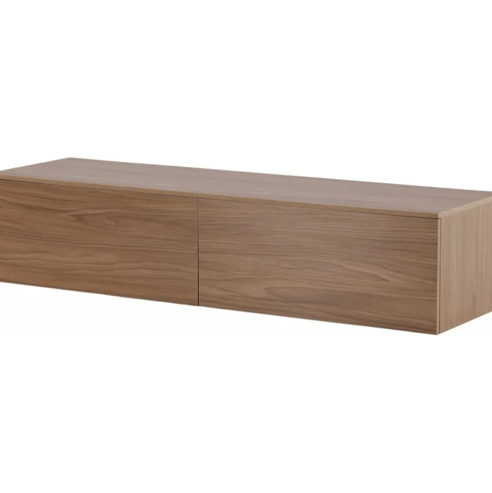 Tv-bänk i valnöt 160 cm - Fredslund