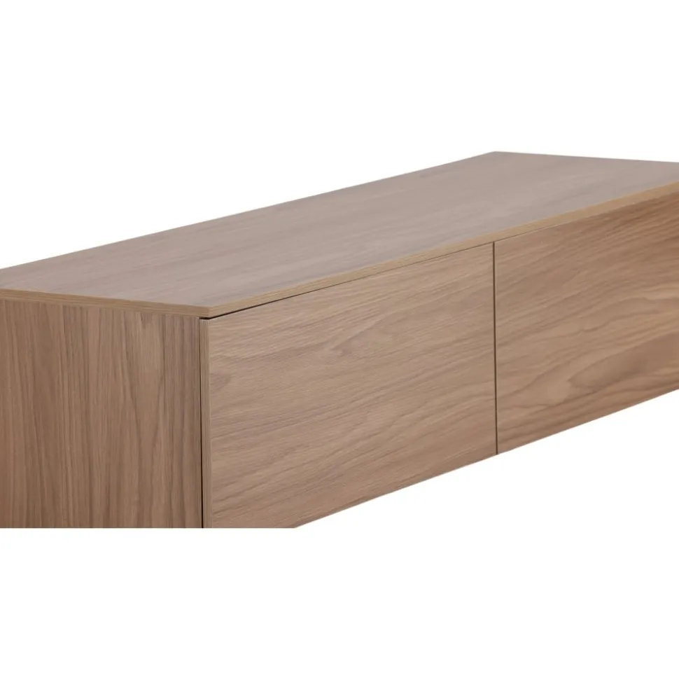 Tv-bänk i valnöt 160 cm - Fredslund