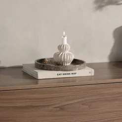 Tv-bänk i valnöt 160 cm - Fredslund