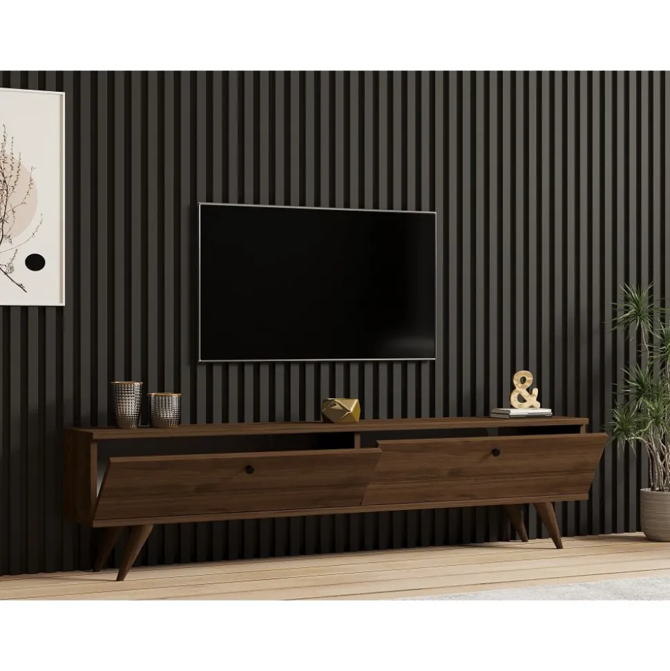 TV-bänk Paris i Valnöt - 160 cm