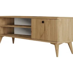 TV-bänk Retro i ek - 120 cm