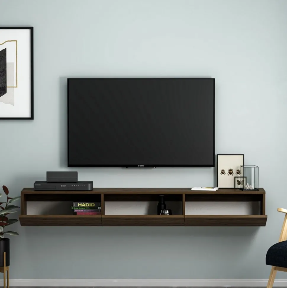 TV-bänk Valnöt - 180 cm