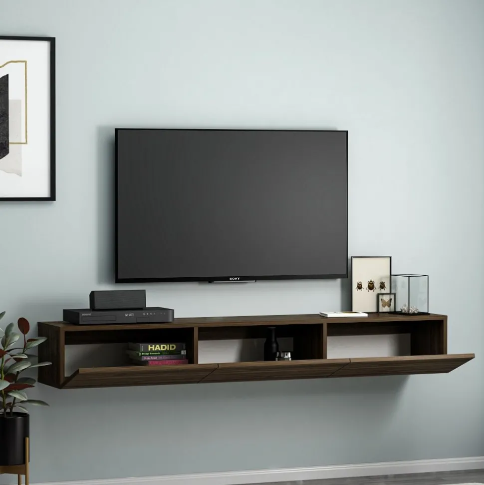 TV-bänk Valnöt - 180 cm