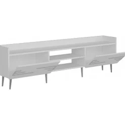 TV-bänk Vit 183,6 cm bred