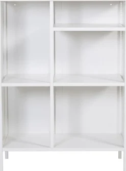 Tvärån skåp - Vit